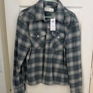 Hollister Plaid Button-Up Shirt